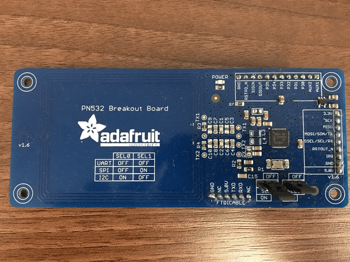 The PN532 Breakout Board with Soldered Pins