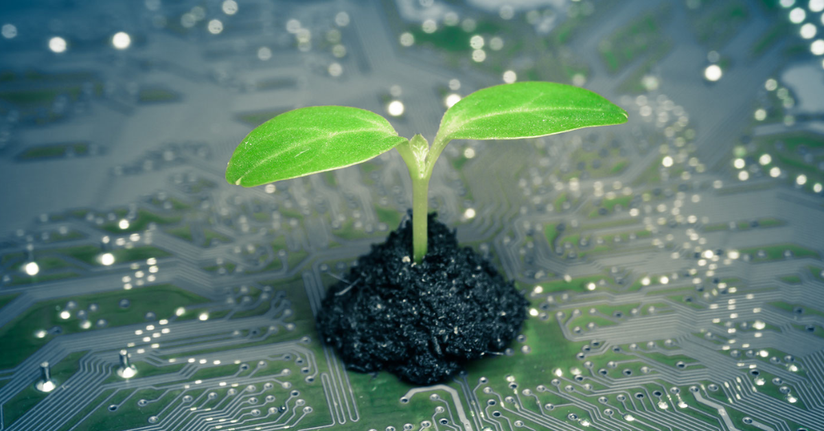 Image to portray digital transformation that’s green by design